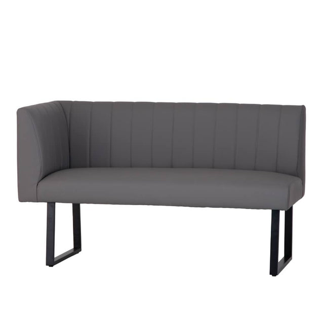 Modern-Grey-Leather-Dining-Bench-With-Back-4