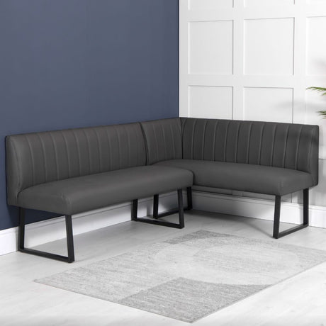 Modern-Grey-Leather-Dining-Bench-With-Back-4