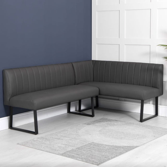 Modern-Grey-Leather-Dining-Bench-With-Back-4