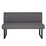 Modern-Grey-Leather-Dining-Bench-With-Back-7