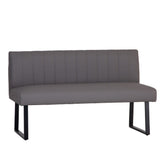 Modern-Grey-Leather-Dining-Bench-With-Back-4