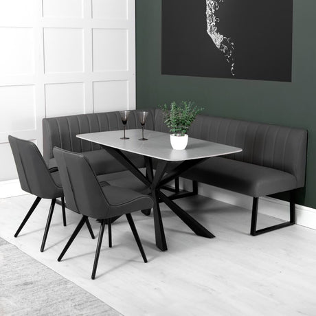 Modern-Grey-Leather-Dining-Bench-With-Back-7