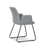 Modern-Grey-Linen-Dining-Chair-Black-Hooped-Metal-Legs-Set-of-2