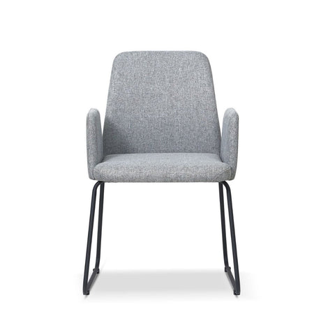 Modern-Grey-Linen-Dining-Chair-Black-Hooped-Metal-Legs-Set-of-2