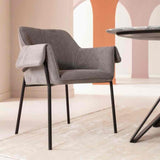 Modern-Grey-Linen-Lounge-Chair-Black-Metal-Legs