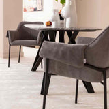 Modern-Grey-Linen-Lounge-Chair-Black-Metal-Legs