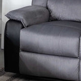 Modern-Grey-Striped-Fabric-_-Faux-Leather-1-Seater-Recliner-Sofa-90cm