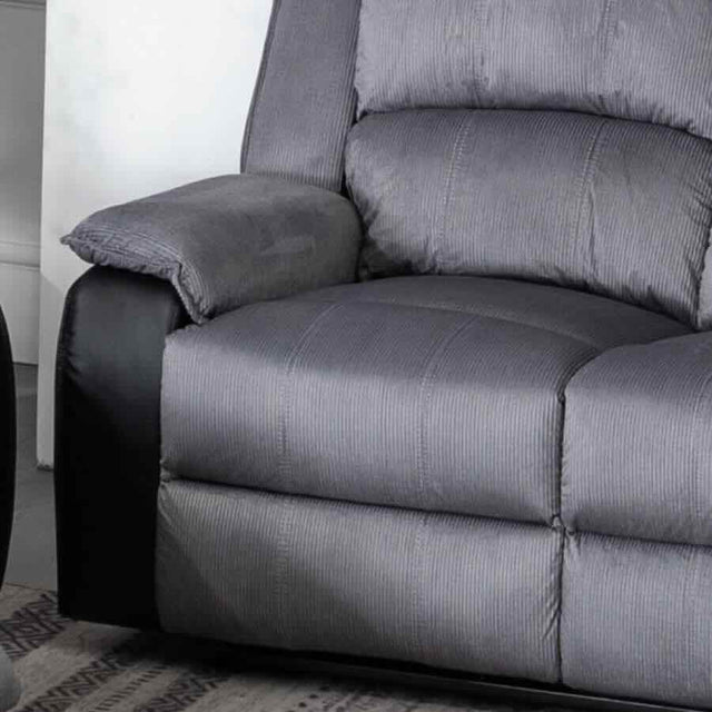 Modern-Grey-Striped-Fabric-_-Faux-Leather-3-Seater-Recliner-Sofa-190cm