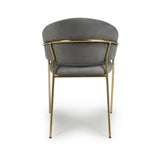 Modern-Grey-Velvet-Curved-Back-Dining-Chair-Floating-Gold-Base-Set-of-2