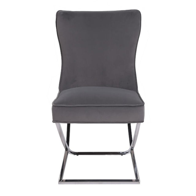 Modern-Grey-Velvet-Dining-Chairs-With-Stainless-Steel-Base-Set-of-2