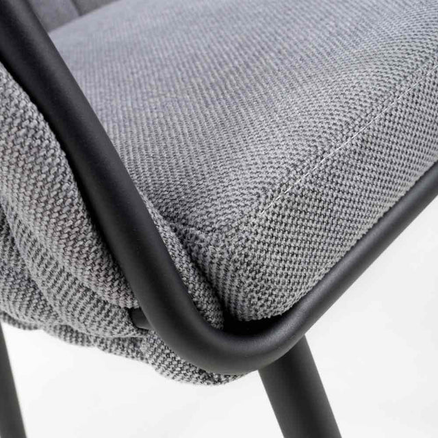 Modern-Grey-Weave-Braided-Dining-Chair-Black-Metal-Legs-Set-of-2