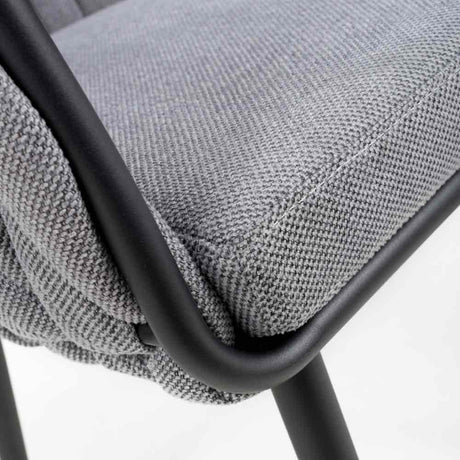 Modern-Grey-Weave-Braided-Dining-Chair-Black-Metal-Legs-Set