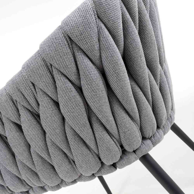 Modern-Grey-Weave-Braided-Dining-Chair-Black-Metal-Legs-Set-of-2