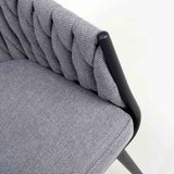 Modern-Grey-Weave-Braided-Dining-Chair-Black-Metal-Legs