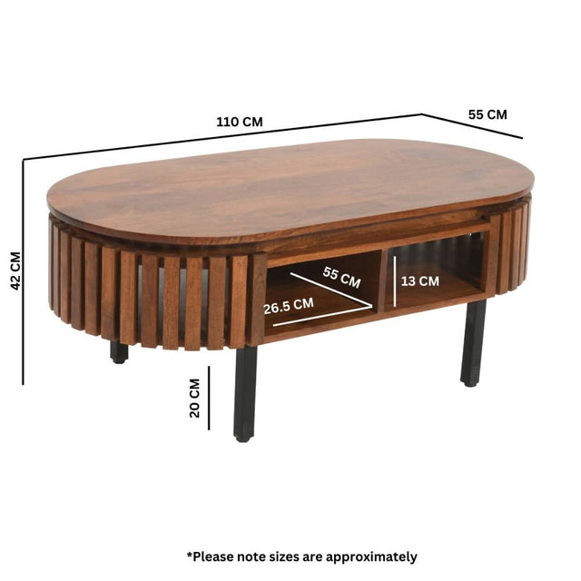 Modern-Japandi-Oval-Dark-Mango-Wood-Coffee-Table-With-Storage