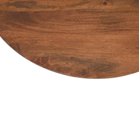 Modern-Japandi-Round-Dark-Mango-Wood-Coffee-Table-80cm