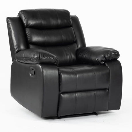 Modern-Large-1-Seater-Black-Leather-Aire-Recliner-Sofa