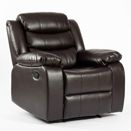 Modern-Large-1-Seater-Brown-Leather-Aire-Recliner-Sofa