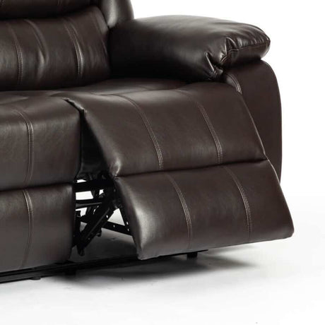 Modern-Large-2-Seater-Brown-Leather-Aire-Recliner-Sofa-150cm