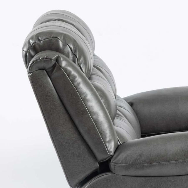 Modern-Large-2-Seater-Grey-Leather-Aire-Recliner-Sofa-150cm