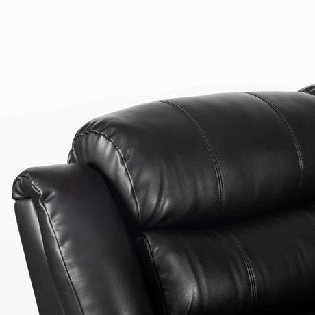 Modern-Large-3-Seater-Black-Leather-Aire-Recliner-Sofa-210cm