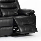 Modern-Large-3-Seater-Black-Leather-Aire-Recliner-Sofa-210cm