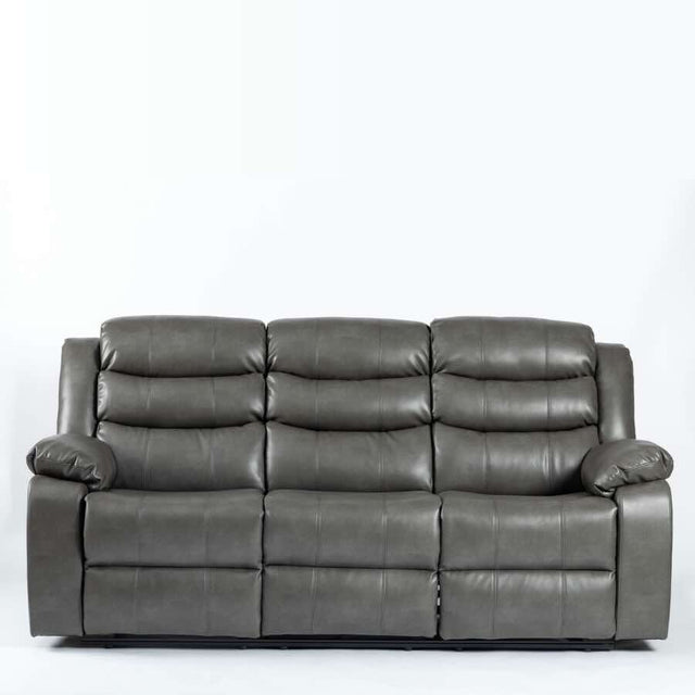 Modern-Large-3-Seater-Grey-Leather-Aire-Recliner-Sofa-210cm