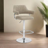 Modern-Light-Brown-Faux-Leather-Adjustable-Bar-Stool-With-Stainless-Steel-Base