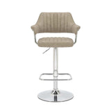 Modern-Light-Brown-Faux-Leather-Adjustable-Bar-Stool-With-Stainless-Steel-Base