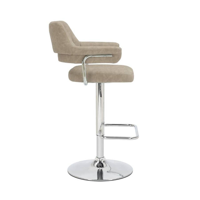 Modern-Light-Brown-Faux-Leather-Adjustable-Bar-Stool-With-Stainless-Steel-Base