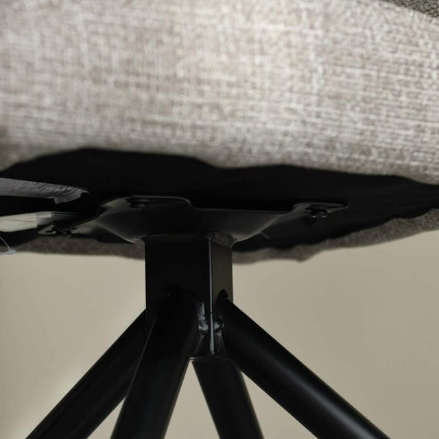 Modern-Light-Brown-Oatmeal-Boucle-Dining-Chair-With-Black-Metal-Tripod-Base-Set-of-2