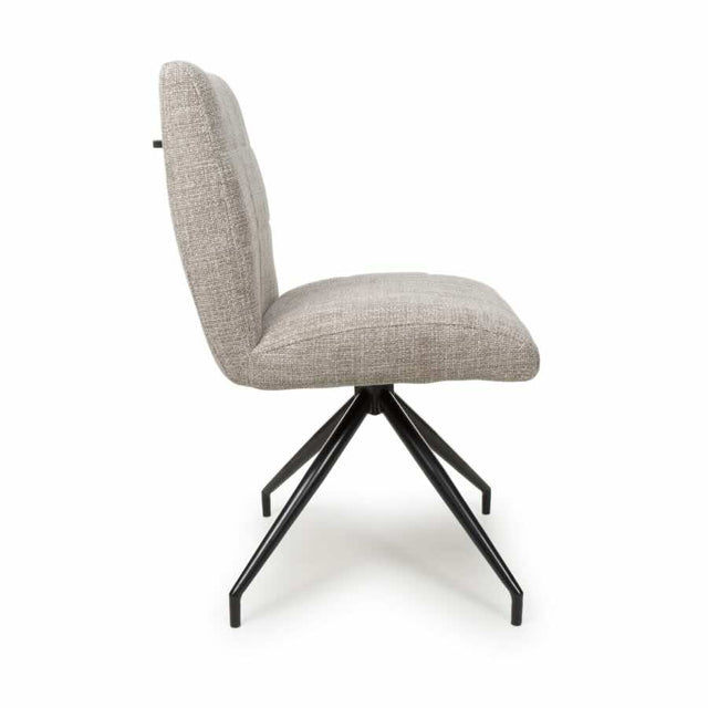 Modern-Light-Brown-Oatmeal-Boucle-Dining-Chair-With-Black-Metal-Tripod-Base-Set-of-2