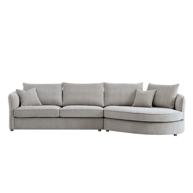 Modern-Light-Grey-Boucle-3-Seater-Sofa-With-Corner-Chaise