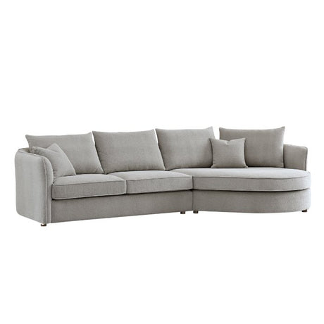 Modern-Light-Grey-Boucle-3-Seater-Sofa-With-Corner-Chaise