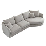 Modern-Light-Grey-Boucle-3-Seater-Sofa-With-Corner-Chaise