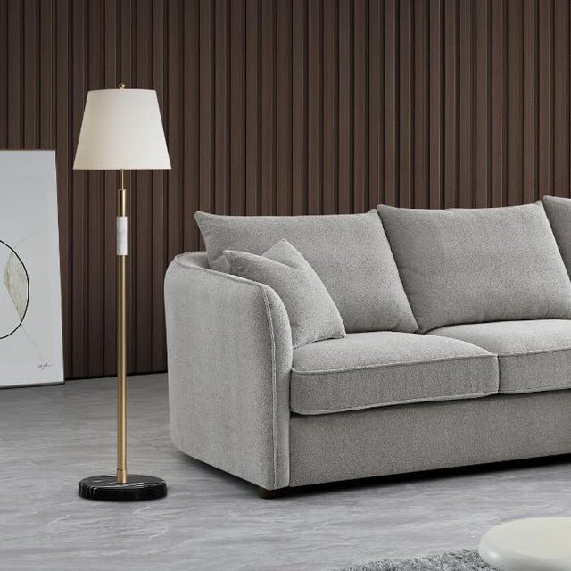 Modern-Light-Grey-Boucle-3-Seater-Sofa-With-Corner-Chaise