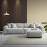 Modern-Light-Grey-Boucle-4-Seater-Sofa-With-Ottoman