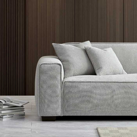 Modern-Light-Grey-Boucle-4-Seater-Sofa-With-Ottoman