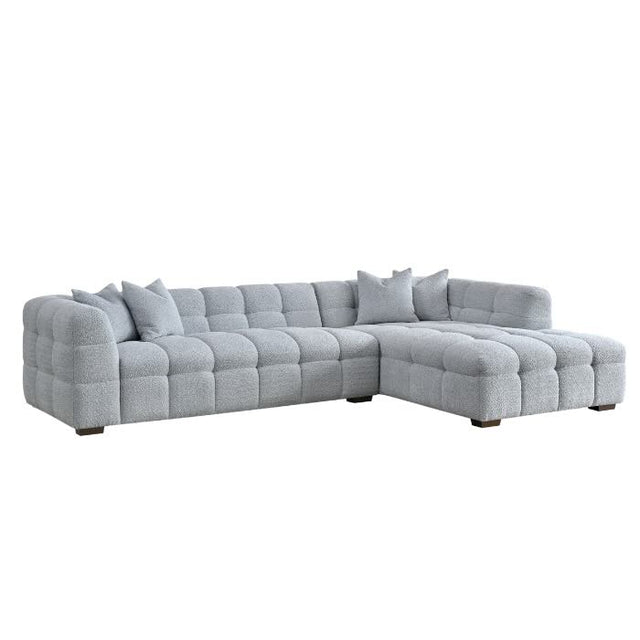 Modern-Light-Grey-Boucle-Corner-Sofa-With-Block-Stitching-4-Seater