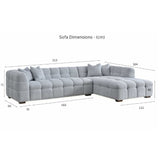 Modern-Light-Grey-Boucle-Corner-Sofa-With-Block-Stitching-4-Seater