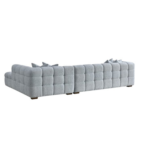 Modern-Light-Grey-Boucle-Corner-Sofa-With-Block-Stitching-4-Seater