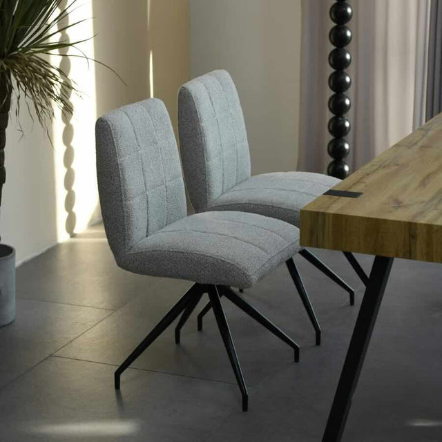 Modern-Light-Grey-Boucle-Dining-Chair-With-Black-Metal-Tripod-Base-Set-of-2