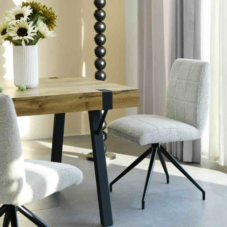 Modern-Light-Grey-Boucle-Dining-Chair-With-Black-Metal-Tripod-Base-Set-of-2