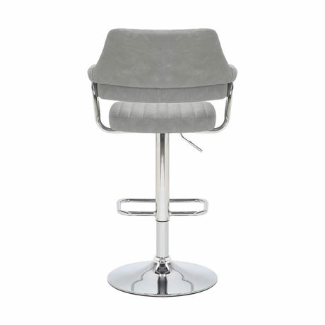 Modern-Light-Grey-Faux-Leather-Adjustable-Bar-Stool-With-Stainless-Steel-Base