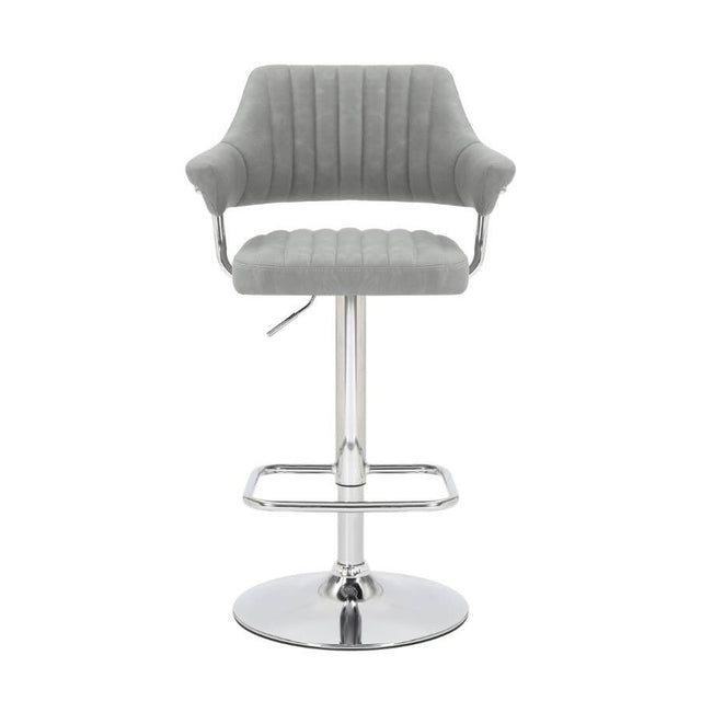 Modern-Light-Grey-Faux-Leather-Adjustable-Bar-Stool-With-Stainless-Steel-Base