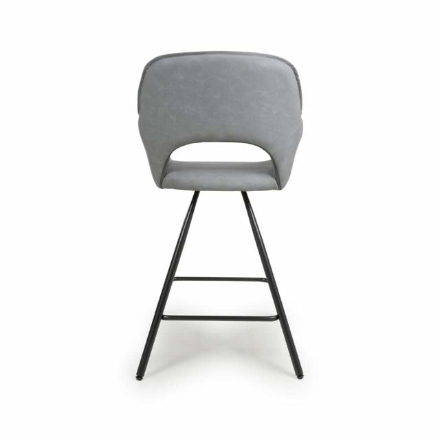 Modern-Light-Grey-Faux-Leather-Open-Back-Bar-Stool-With-Black-Metal-Legs-Set-of-2