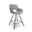 Modern-Light-Grey-Faux-Leather-Open-Back-Bar-Stool-With-Black-Metal-Legs-Set-of-2