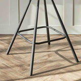 Modern-Light-Grey-Faux-Leather-Open-Back-Bar-Stool-With-Black-Metal-Legs-Set-of-2