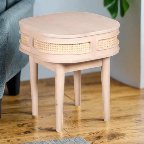 Modern-Light-Mango-Wood-Side-Table-50cm