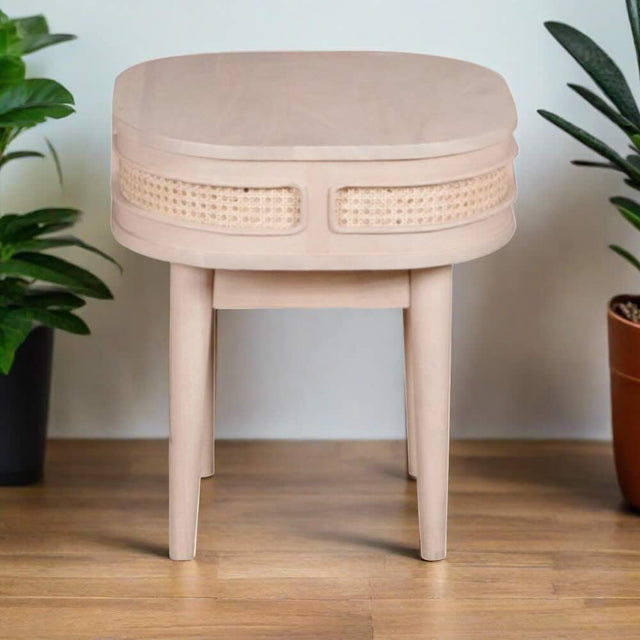 Modern-Light-Mango-Wood-Side-Table-50cm